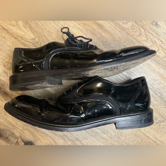 Mezlan Opera Formal Patent Leather Black Wedding Shoes Men’s Made Spain US 10 - Picture 3 of 12